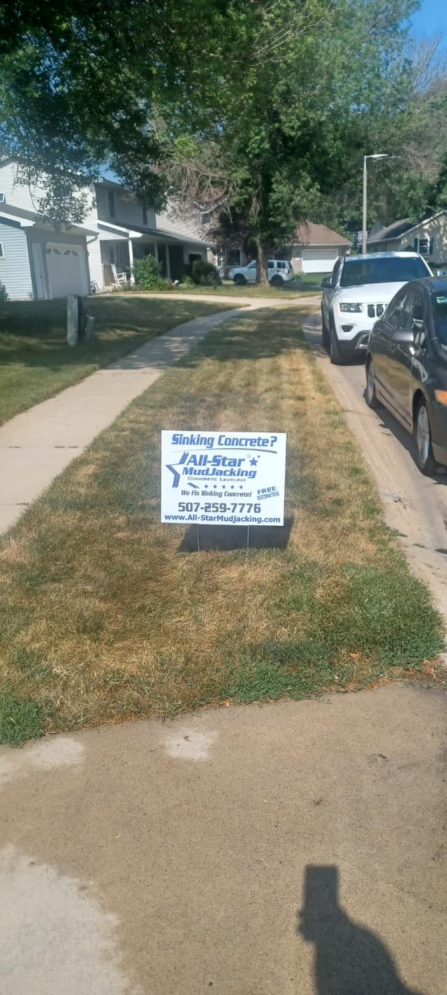 Mud Jacking and Concrete Lifting in Rochester, MN All Star Basements