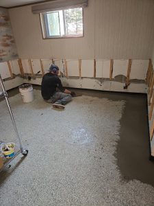 Basement waterproofing