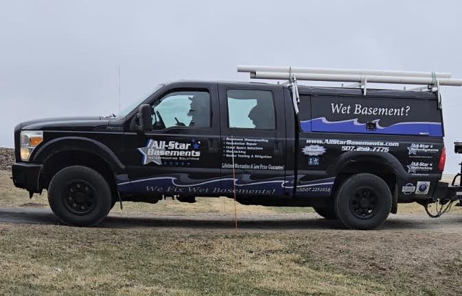 All-Star Drain System install in Forest City, IA